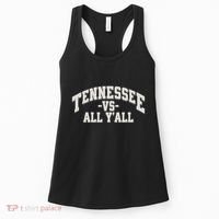 Funny Tennessee Vs All Yall Knoxville Tn Orange Women's Tank Top thumb 0