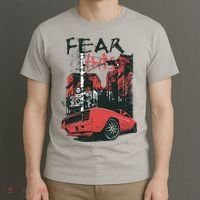 Fear This Vintage Muscle Car Cool City Graphic T-Shirt thumb 3