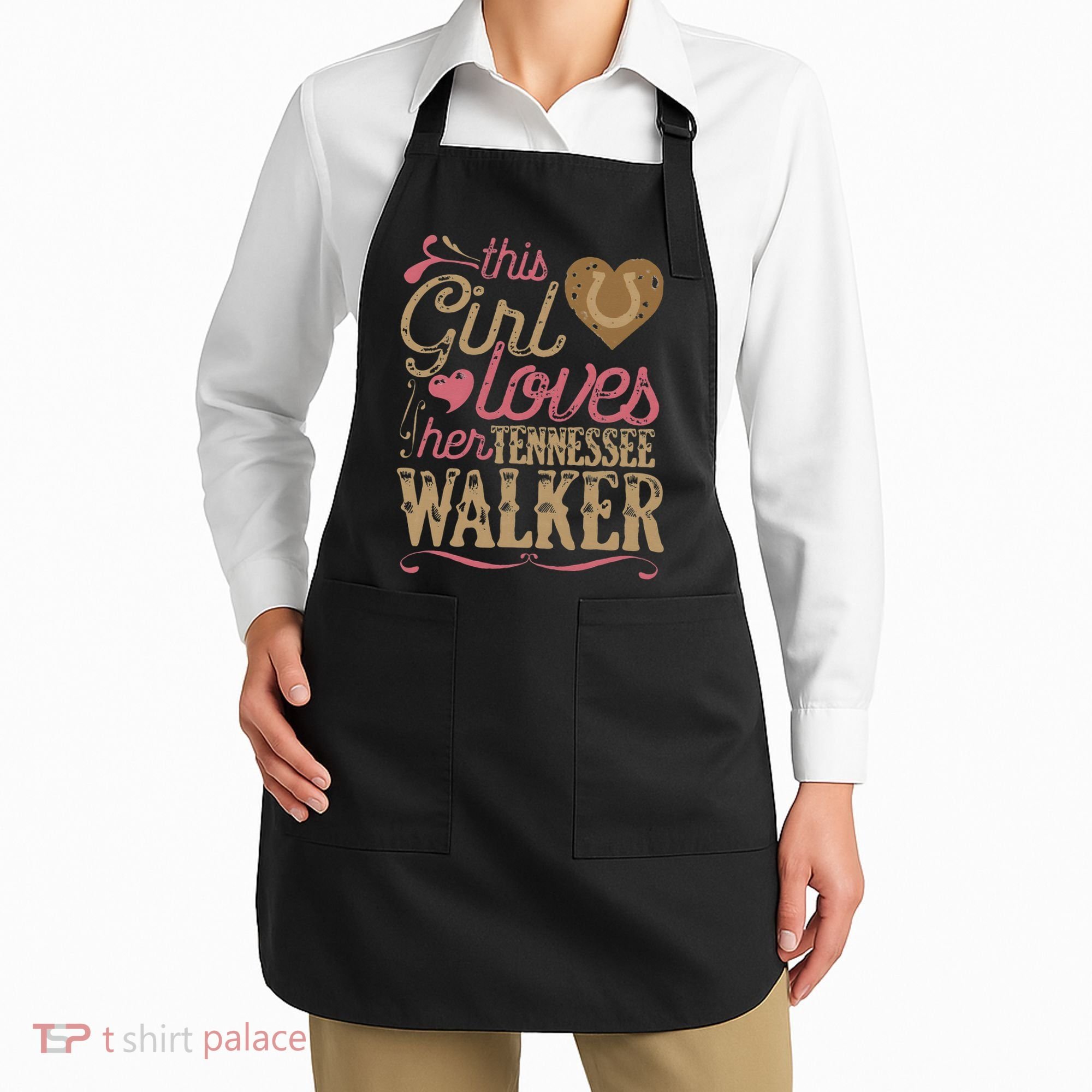 funny Tennessee Walker Horse Gift Tee Walking Apron