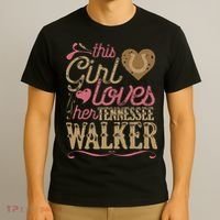 funny Tennessee Walker Horse Gift Tee Walking T-Shirt thumb 3