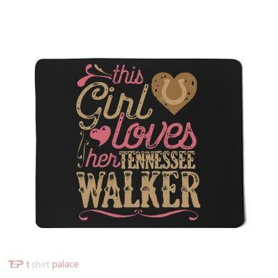 funny Tennessee Walker Horse Gift Tee Walking Mousepad