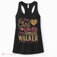 funny Tennessee Walker Horse Gift Tee Walking Women's Tank Top thumb 0