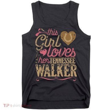 funny Tennessee Walker Horse Gift Tee Walking Tank Top