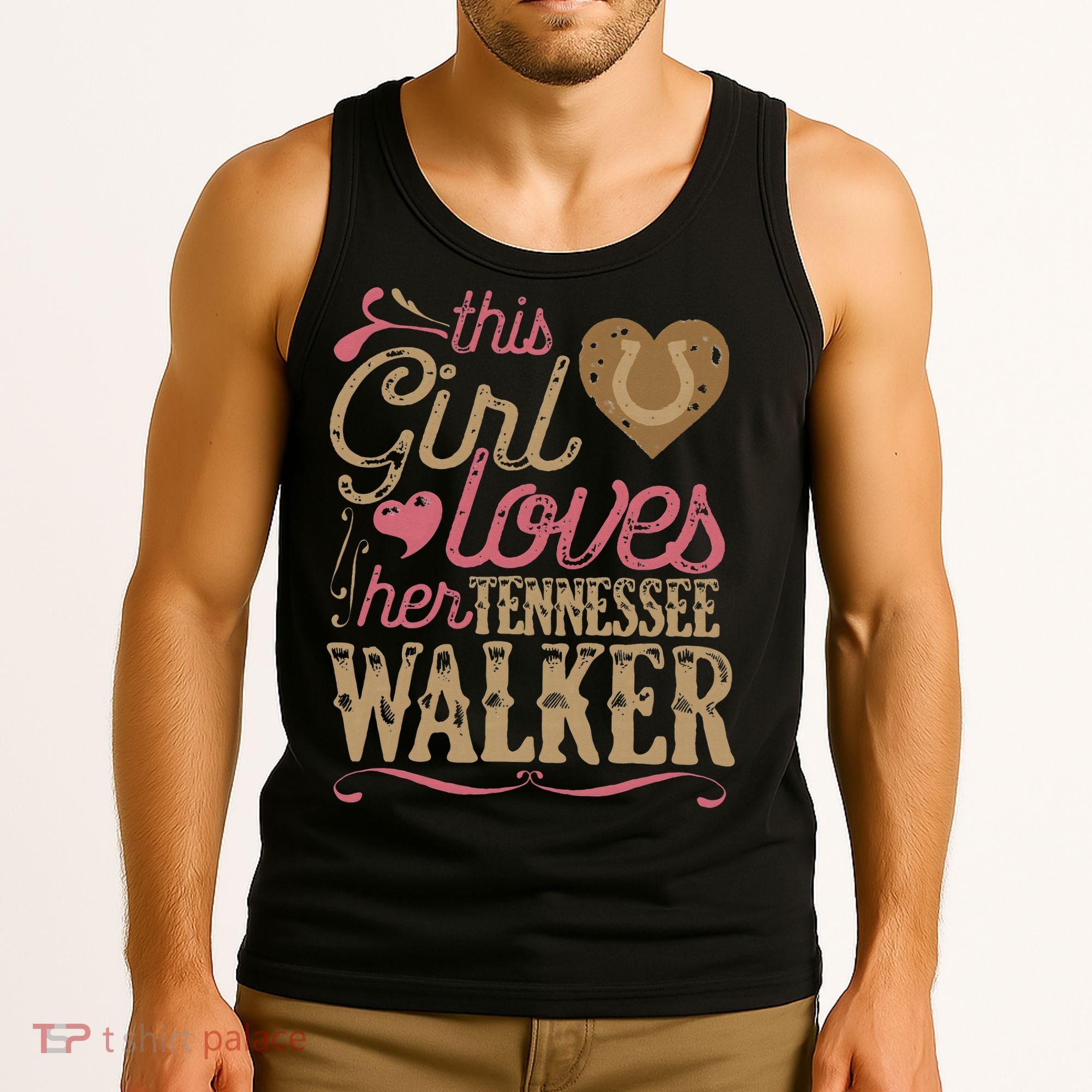funny Tennessee Walker Horse Gift Tee Walking Tank Top
