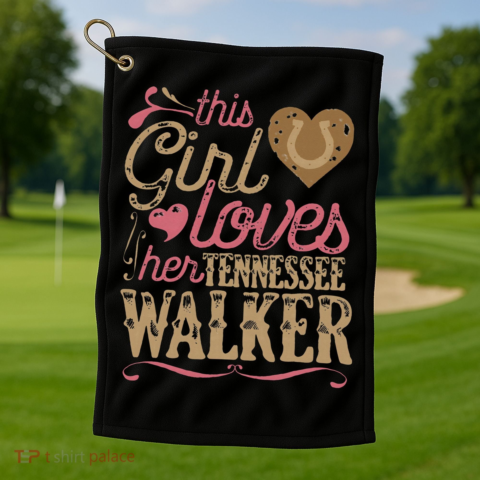 funny Tennessee Walker Horse Gift Tee Walking Golf Towel