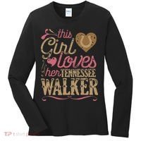 funny Tennessee Walker Horse Gift Tee Walking Women's Long Sleeve Shirt thumb 0