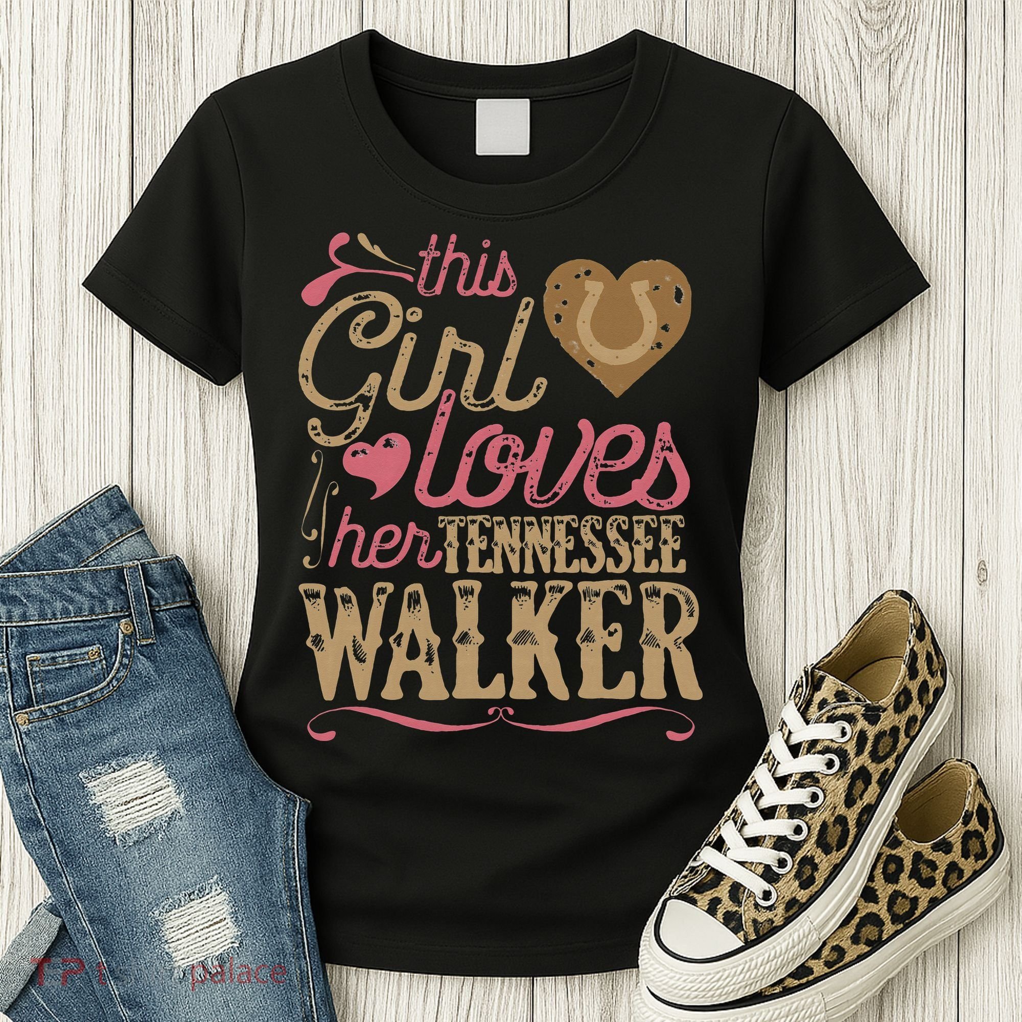 funny Tennessee Walker Horse Gift Tee Walking Women's T-Shirt