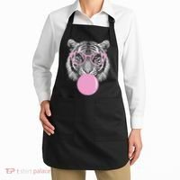 Funny Tiger Wearing Glasses And Blowing Apron thumb 2