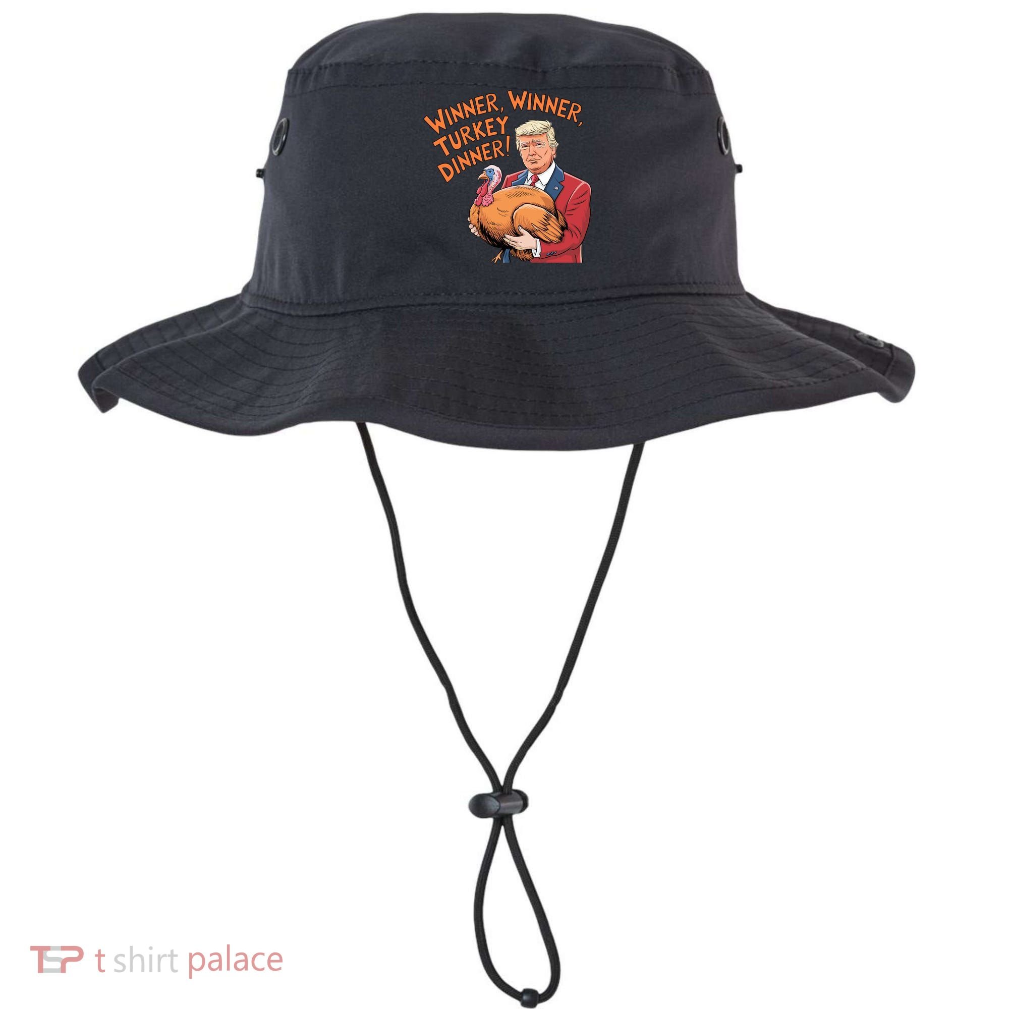 Funny Trump Winner Winner Turkey Dinner Thanksgiving Cute Gift Bucket Hat