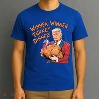 Funny Trump Winner Winner Turkey Dinner Thanksgiving Cute Gift T-Shirt thumb 3