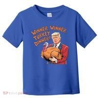 Funny Trump Winner Winner Turkey Dinner Thanksgiving Cute Gift Toddler T-Shirt thumb 0
