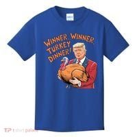 Funny Trump Winner Winner Turkey Dinner Thanksgiving Cute Gift Kids T-Shirt thumb 0