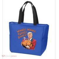 Funny Trump Winner Winner Turkey Dinner Thanksgiving Cute Gift Tote Bag thumb 3