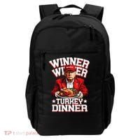 Funny Trump Winner Winner Turkey Dinner Thanksgiving Apparel Backpack thumb 0