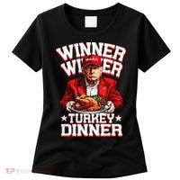 Funny Trump Winner Winner Turkey Dinner Thanksgiving Apparel Women's T-Shirt thumb 0