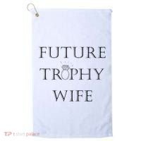 Future Trophy Wife Golf Towel thumb 0
