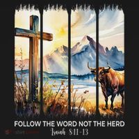 Follow The Word Not The Herd Christian Women Faith Bible Women's Tank Top thumb 5