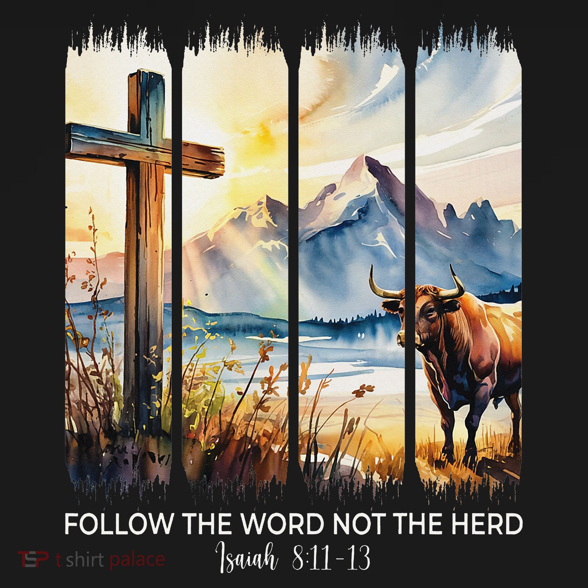 Follow The Word Not The Herd Christian Women Faith Bible Women's Tank Top