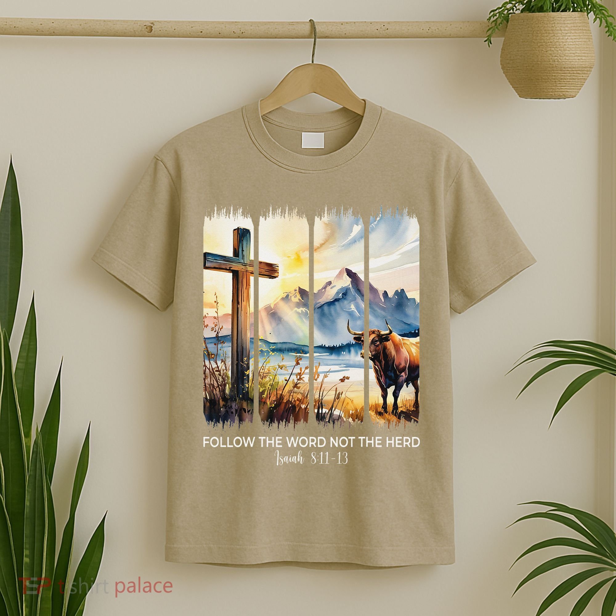 Follow The Word Not The Herd Christian Women Faith Bible T-Shirt