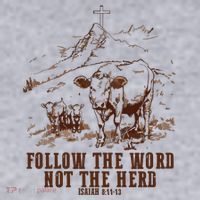 Follow The Word Not The Herd Women's Sweatshirt thumb 2