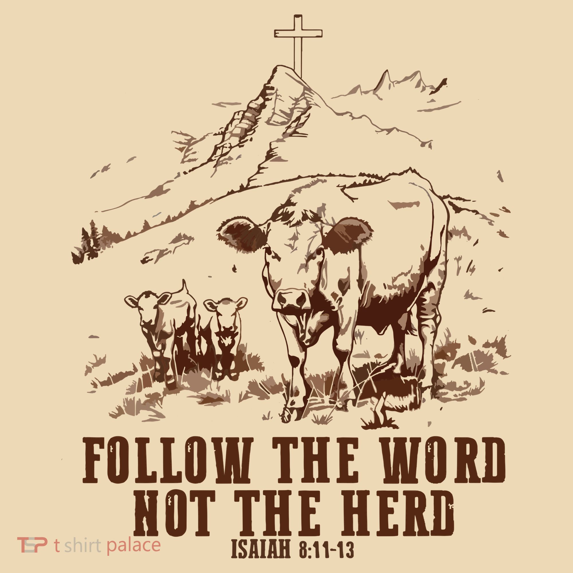 Follow The Word Not The Herd Tote Bag