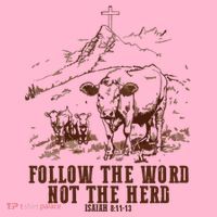 Follow The Word Not The Herd Coaster thumb 2