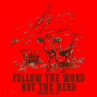 Follow The Word Not The Herd Santa Hat thumb 1