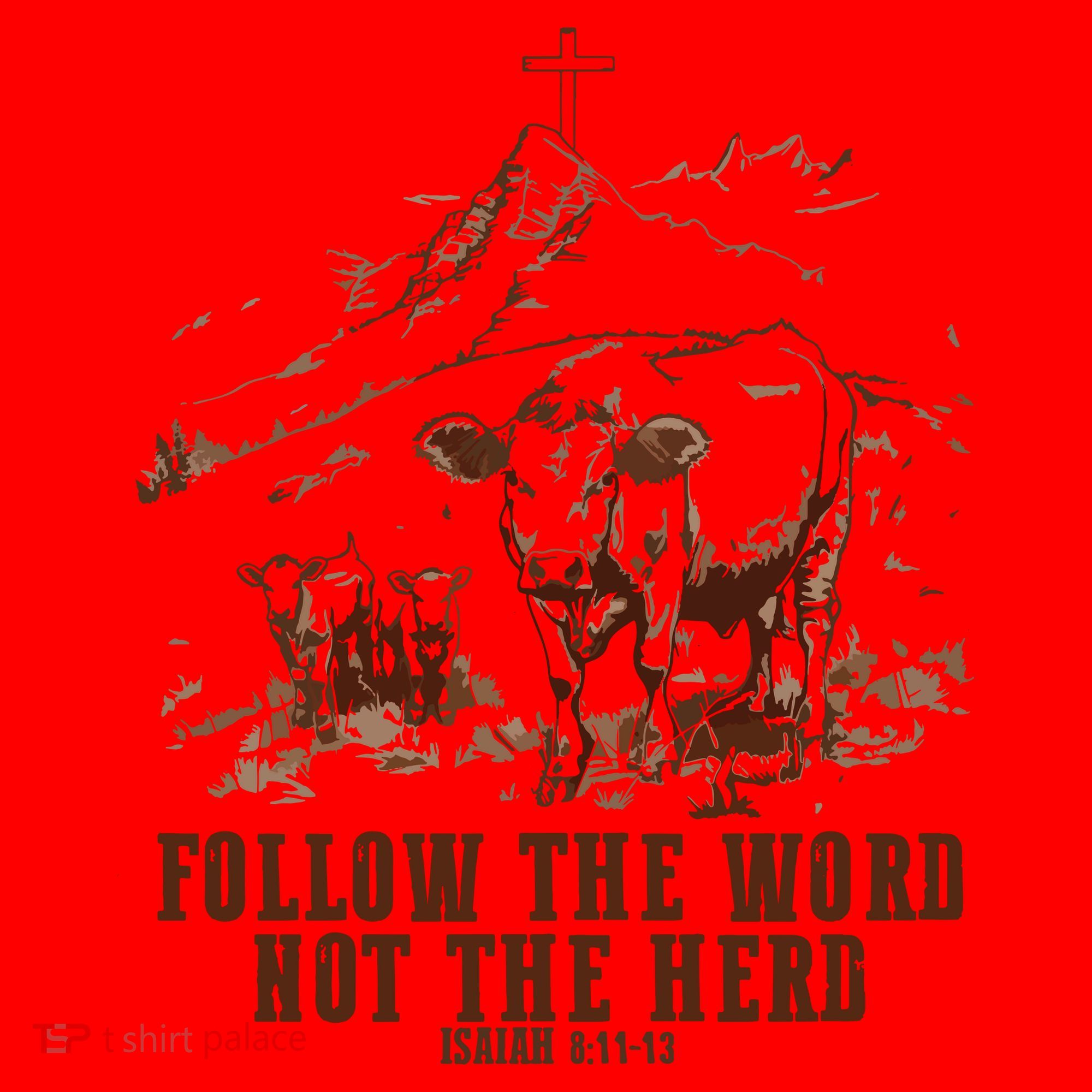 Follow The Word Not The Herd Santa Hat