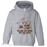 Follow The Word Not The Herd Toddler Hoodie thumb 0
