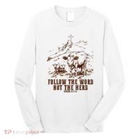 Follow The Word Not The Herd Long Sleeve Shirt thumb 0