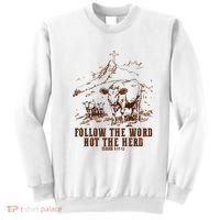 Follow The Word Not The Herd Sweatshirt thumb 0