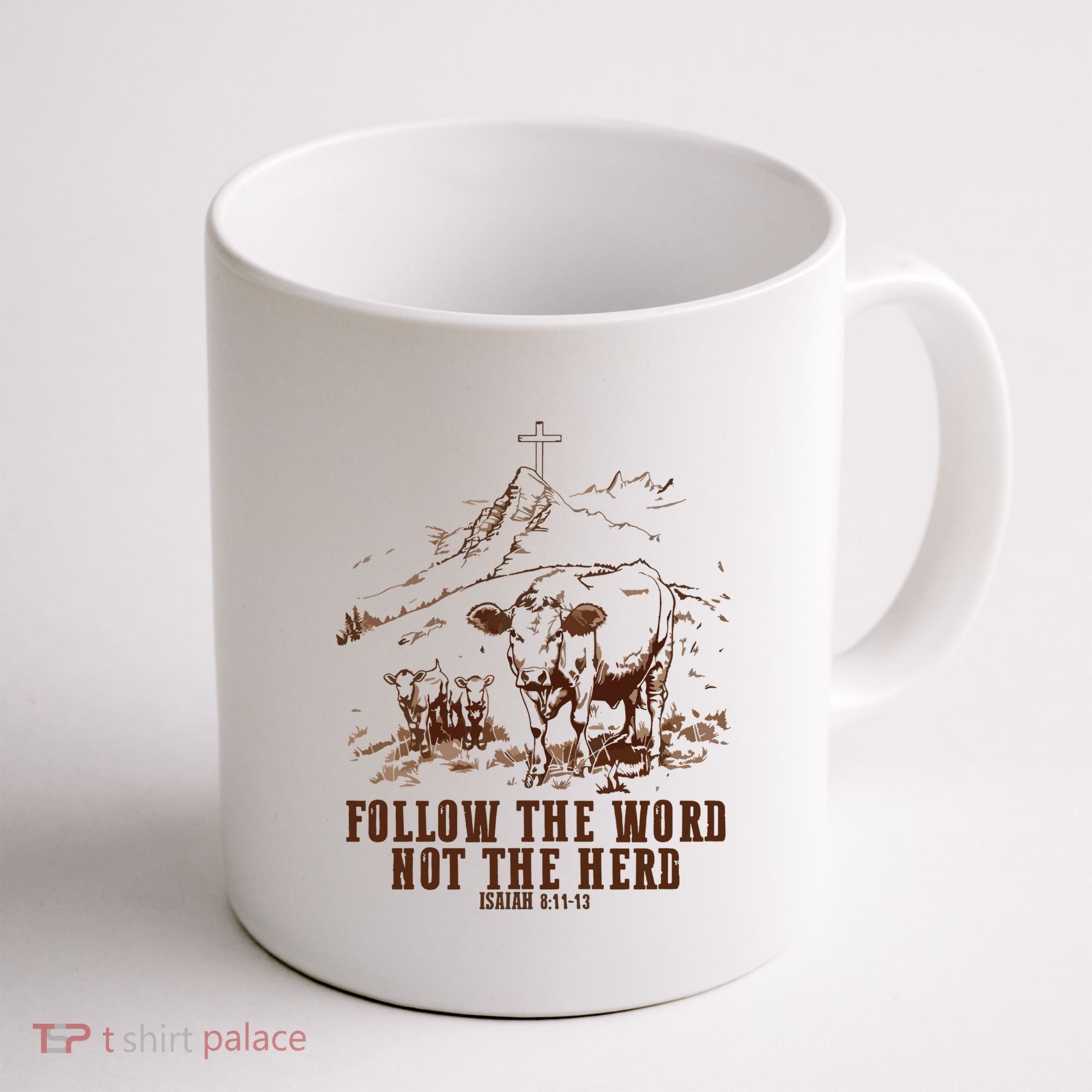 Follow The Word Not The Herd Coffee Mug