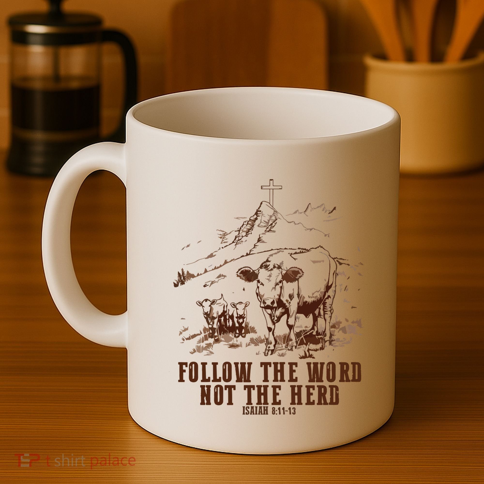 Follow The Word Not The Herd Coffee Mug