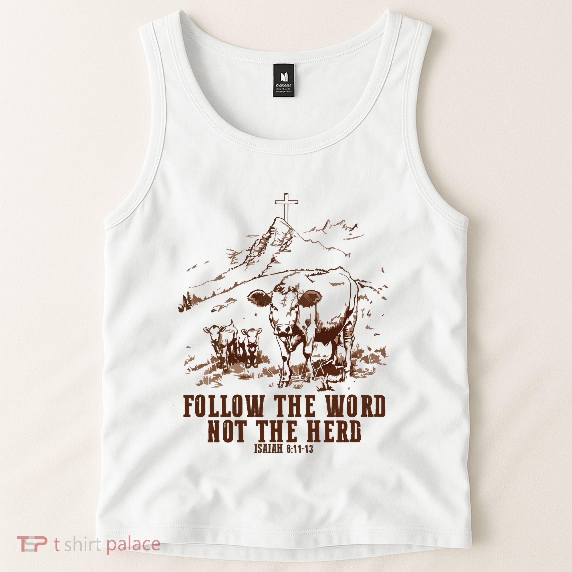 Follow The Word Not The Herd Tank Top
