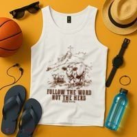 Follow The Word Not The Herd Tank Top thumb 4