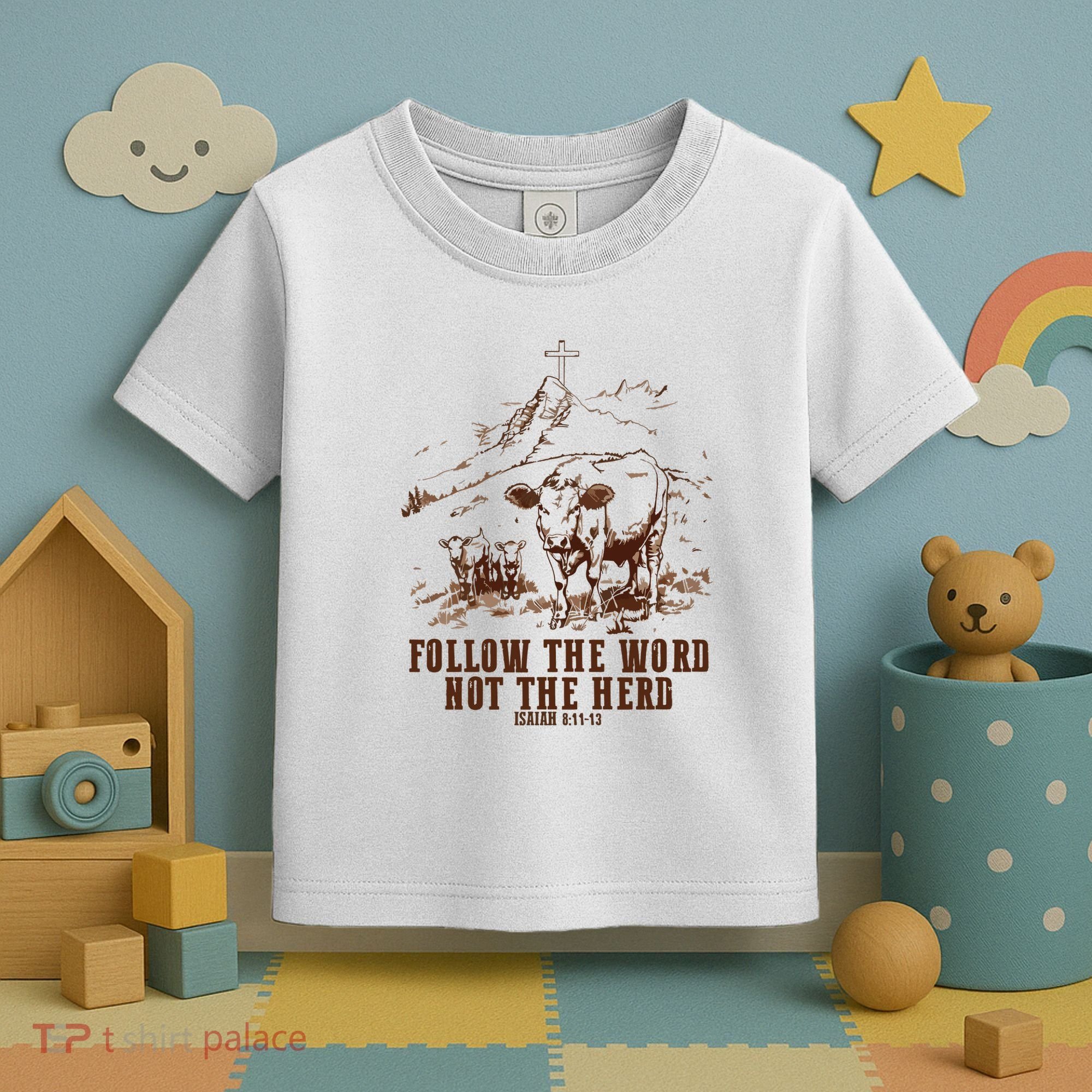 Follow The Word Not The Herd Toddler T-Shirt