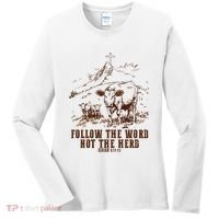 Follow The Word Not The Herd Women's Long Sleeve Shirt thumb 0