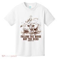 Follow The Word Not The Herd Kids T-Shirt thumb 0