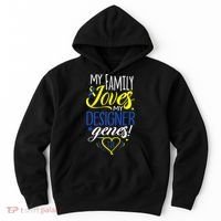 Family T21 World Down Syndrome Awareness Day Hoodie thumb 0