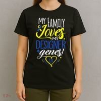 Family T21 World Down Syndrome Awareness Day T-Shirt thumb 4