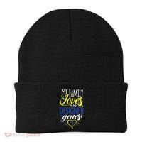 Family T21 World Down Syndrome Awareness Day Beanie thumb 0