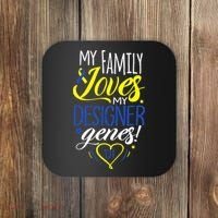 Family T21 World Down Syndrome Awareness Day Coaster thumb 0