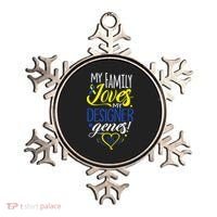 Family T21 World Down Syndrome Awareness Day Ornament thumb 0