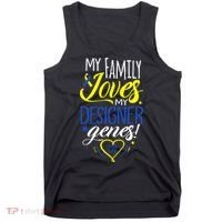 Family T21 World Down Syndrome Awareness Day Tank Top thumb 0