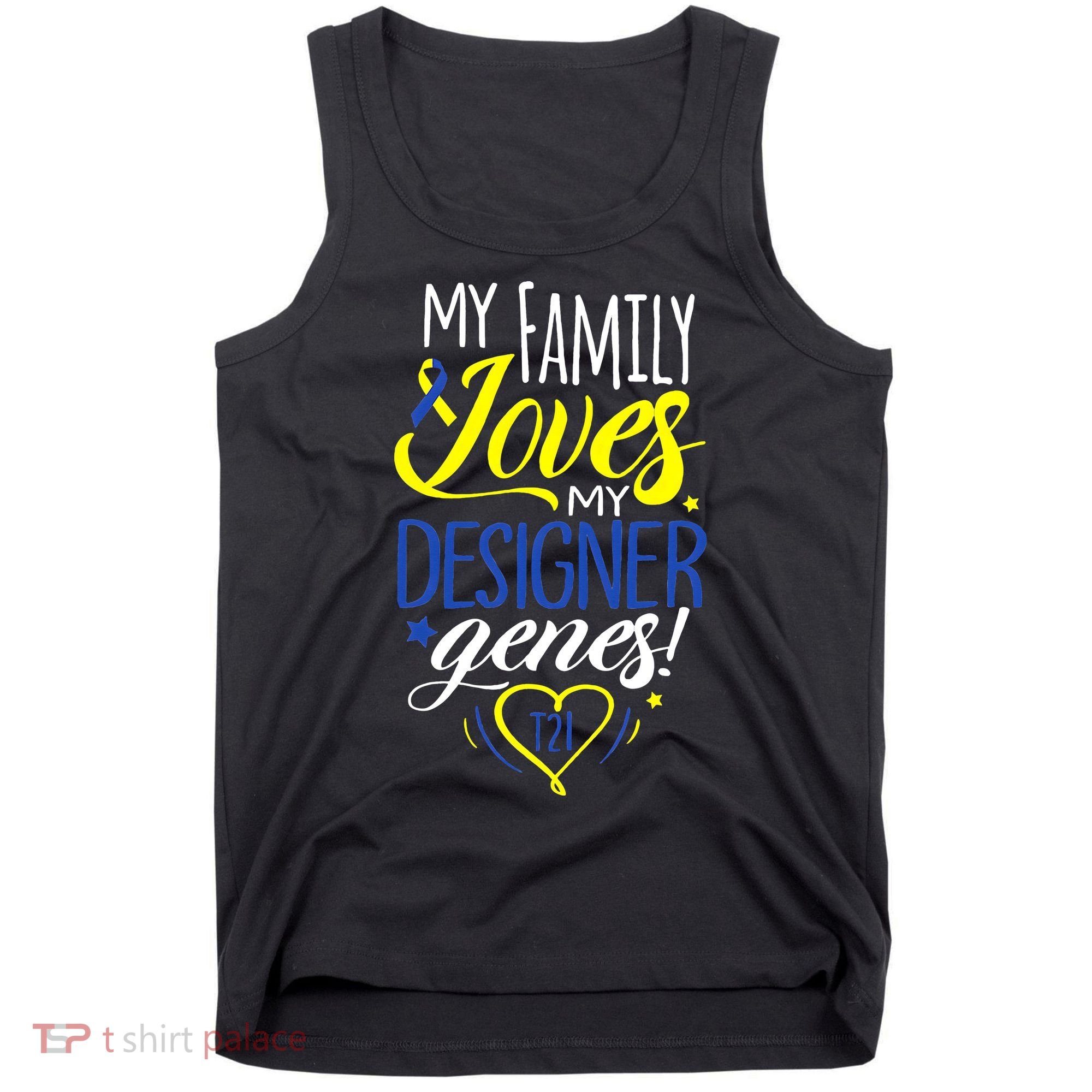 Family T21 World Down Syndrome Awareness Day Tank Top