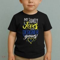 Family T21 World Down Syndrome Awareness Day Toddler T-Shirt thumb 2