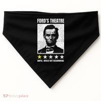 Ford's Theater Would Not Recommend Abraham Lincoln USA-Made Doggie Bandana thumb 0