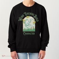 Frog Teacher Weird Teachers Build Character Women's Sweatshirt thumb 0