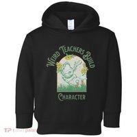 Frog Teacher Weird Teachers Build Character Toddler Hoodie thumb 0