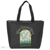 Frog Teacher Weird Teachers Build Character Tote Bag thumb 0